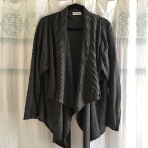 Calvin Klein size 3x, grey waterfall sweater